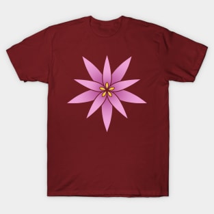 Floral Design - Pink T-Shirt